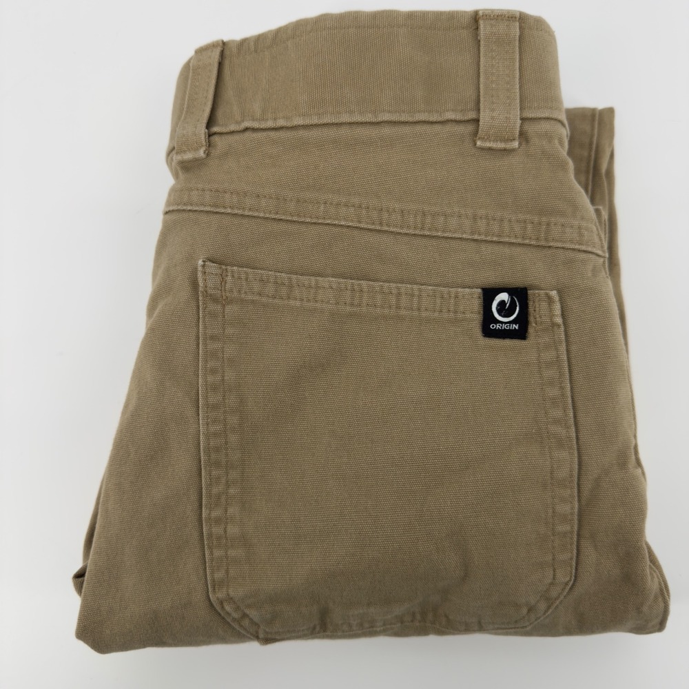 Origin Mens Straight Leg
Canvas Work Pants Tan Brown
Size W30 L30 RN164960